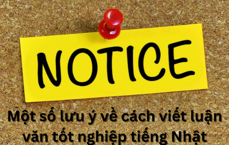 cách viết luận văn tiếng nhật