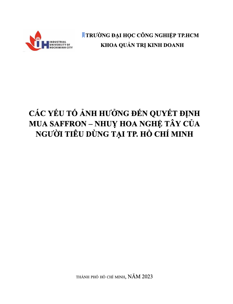 Luận văn thạc sĩ quản trị kinh doanh