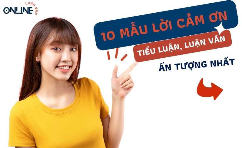 Mẫu lời cảm ơn trong tiểu luận