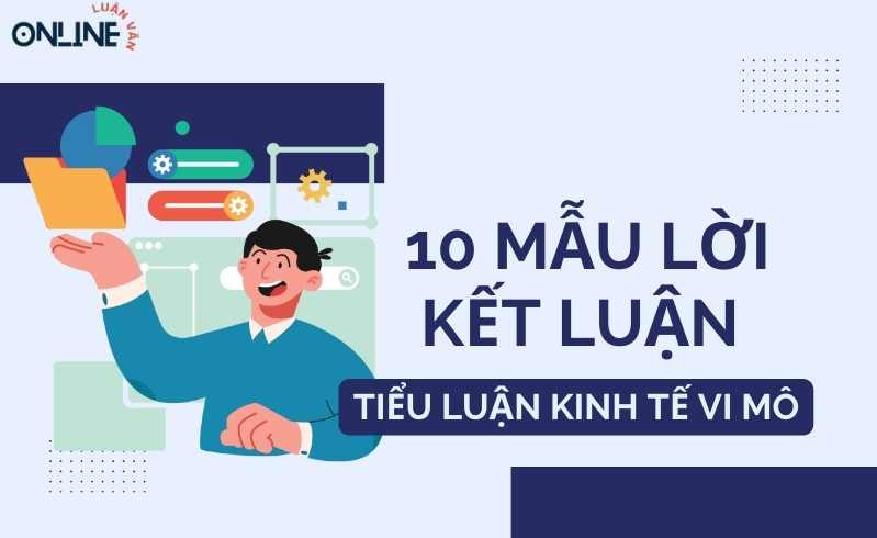 Lời kết luận tiểu luận kinh tế