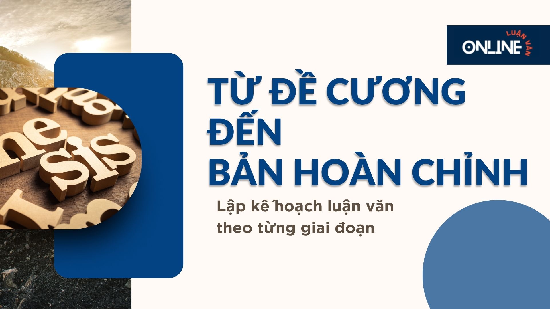 Lập kế hoạch luận văn